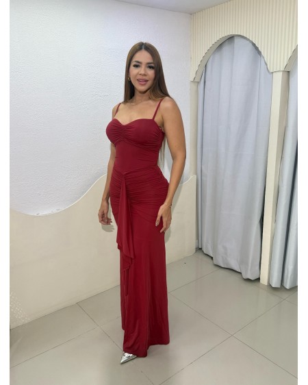 VESTIDO AJUSTADO MESH/LICRADO