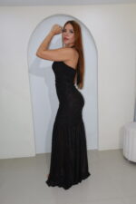 VESTIDO DESTELLOS DORADOS - Imagen 3