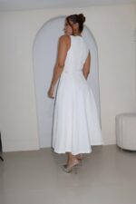 VESTIDO FLOR BLANCO - Imagen 3