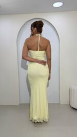 VESTIDO BOLERO AMARILLO - Imagen 3