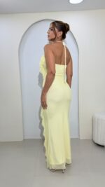 VESTIDO BOLERO AMARILLO - Imagen 2