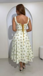 VESTIDO FLORES CAUTIVACION - Imagen 4