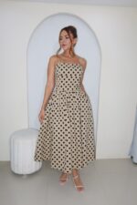 VESTIDO MIDI LUNARES - Imagen 2
