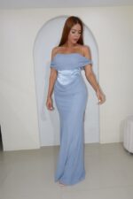 VESTIDO CORSET AZUL - Imagen 4