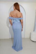 VESTIDO CORSET AZUL - Imagen 5