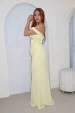VESTIDO CORSET AMARILLO - Imagen 3