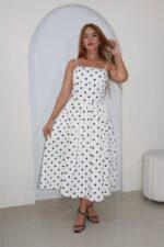 VESTIDO MIDI LUNARES - Imagen 3