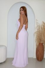 VESTIDO CRUCE ELAGANCE PINK - Imagen 3