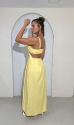VESTIDO AMARILLO ANTONELA - Imagen 4