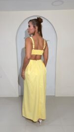 VESTIDO AMARILLO ANTONELA - Imagen 3