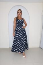 VESTIDO AGATA NAVY - Imagen 2